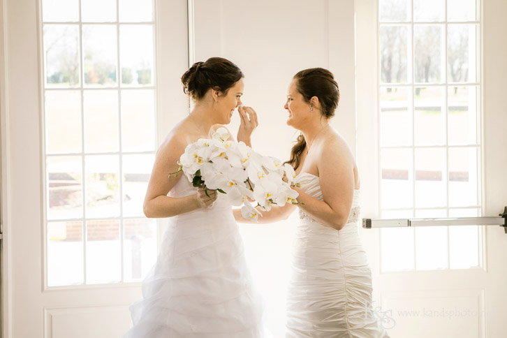 same sex wedding first look